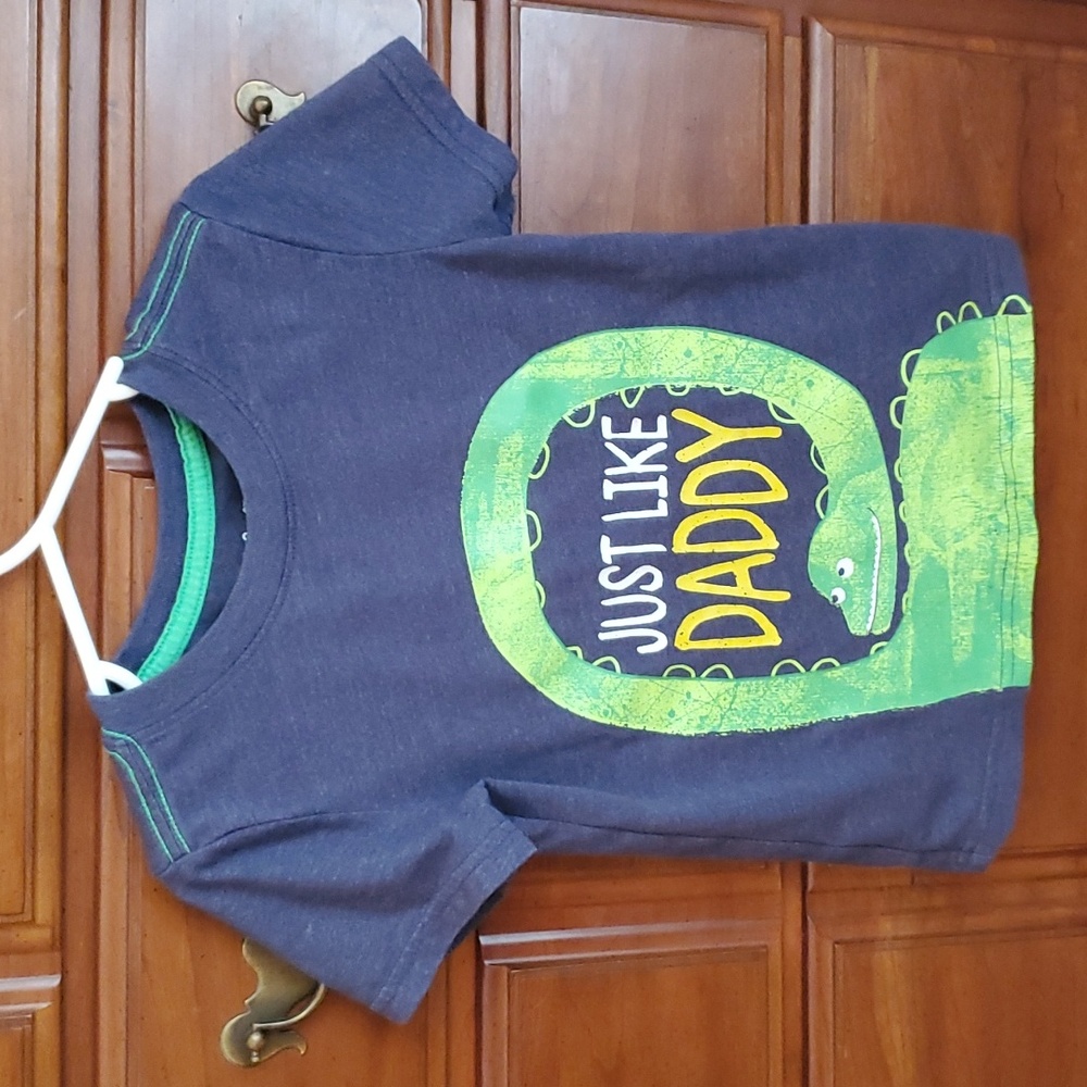 Just Like Daddy Blue Reptile Tee